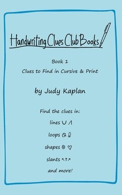 bokomslag Handwriting Clues Club - Book 1