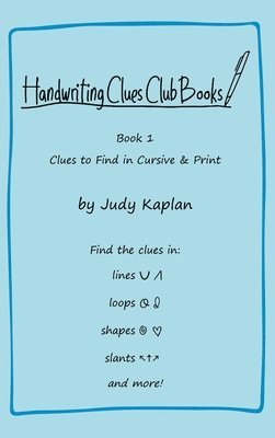 Handwriting Clues Club - Book 1 1