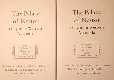 Emmett L. Bennett, José L. Melena, Dimitri Nakassis, Jean-Pierre Olivier, Thomas G. Palaima - Palace of Nestor at Pylos in Western Messenia, Volume IV (2 vols), Inbunden