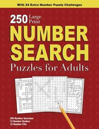 bokomslag 250 Number Search Puzzles for Adults