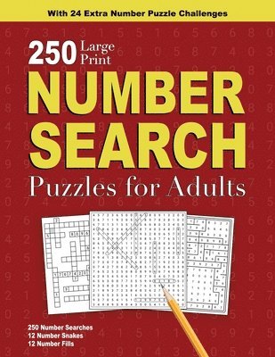 250 Number Search Puzzles for Adults 1