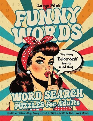 Nola Lee Kelsey - Funny Words Word Search Puzzles for Adults, Häftad