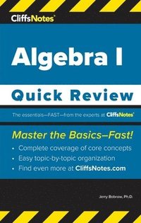 bokomslag CliffsNotes Algebra I