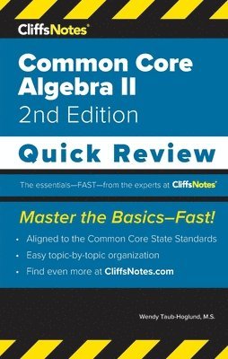 CliffsNotes Common Core Algebra II 1