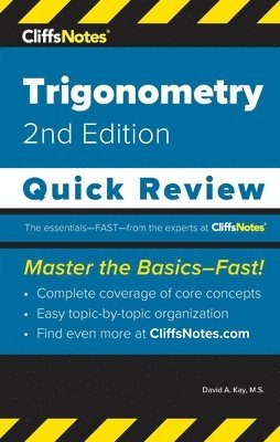 bokomslag CliffsNotes Trigonometry