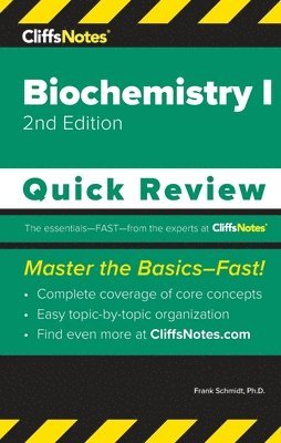 Frank Schmidt - CliffsNotes Biochemistry I, Häftad