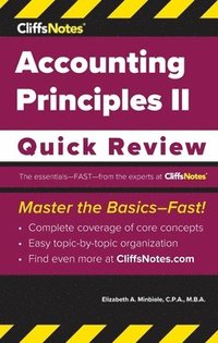 bokomslag CliffsNotes Accounting Principles II