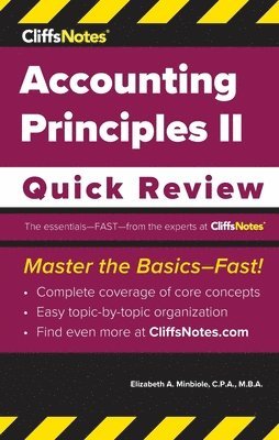 bokomslag CliffsNotes Accounting Principles II