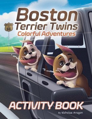 Boston Terrier Twins Colorful Adventures 1