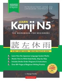 bokomslag Learn Japanese Kanji N5 Workbook