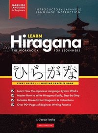 bokomslag Learn Japanese Hiragana - The Workbook for Beginners