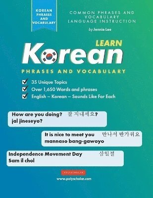 bokomslag Learn Korean Phrases and Vocabulary