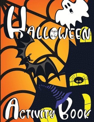 bokomslag Halloween Activity Book For Kids