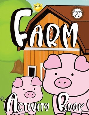 bokomslag Farm Activity Book For Kids