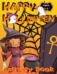 bokomslag Happy Halloween Activity Book for Kids