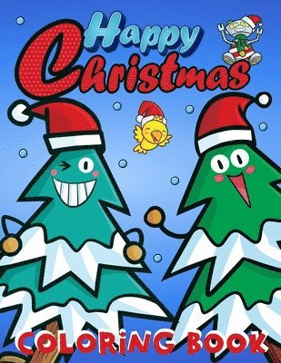 Happy Christmas Coloring Book For Kids