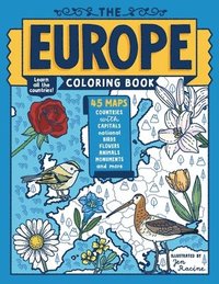 bokomslag Europe Coloring Book