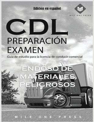 bokomslag Examen de preparación para CDL: Aprobación de Materiales Peligrosos