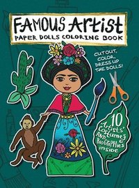 bokomslag Famous Artist Paper Doll Coloring Book