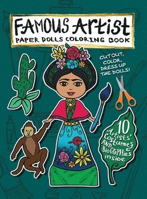 Famous Artist Paper Doll Coloring Book 1