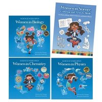 bokomslag Women in Science Paperback Book Set with Coloring and Activity Book