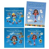 bokomslag More Women in Science Paperback Book Set with Coloring and Activity Book