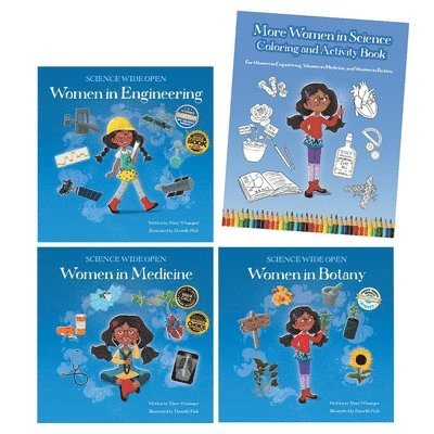 More Women in Science Paperback Book Set with Coloring and Activity Book 1