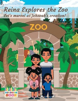 Reina Explores the Zoo - Coloring Book 1
