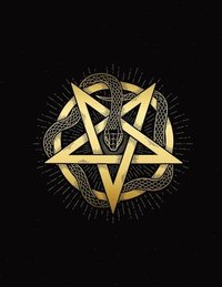 bokomslag Enchanted Embrace A Mystical Snake and Gold Pentagram Journal: Perfect Edgy Gift for Fans of Dark Fantasy, Gothic, Horror, Emo, Alternative, Rock, Mag
