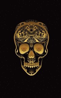 bokomslag Glowing Golden Sugar Skeleton Skull Diary, Journal, and/or Notebook
