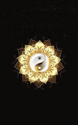 Glowing Golden Ring Yang-Yang Lotus Flower Diary, Journal, and/or Notebook 1