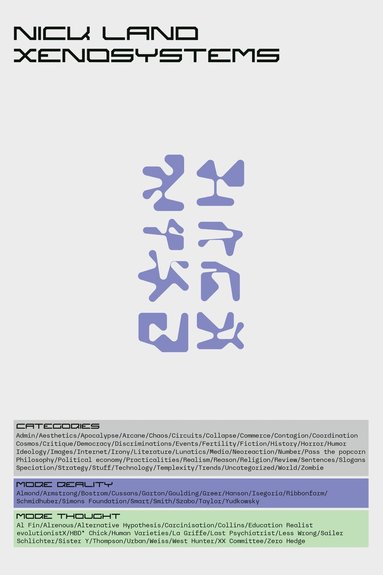 Nick Land - Xenosystems, Inbunden