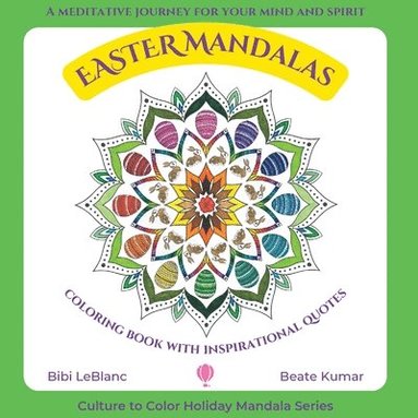 bokomslag Easter Mandalas - Coloring Book with Inspirational Quotes