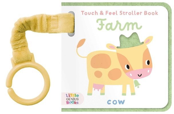 Little Genius Books - Touch & Feel Stroller Book - Farm, Kartonnage