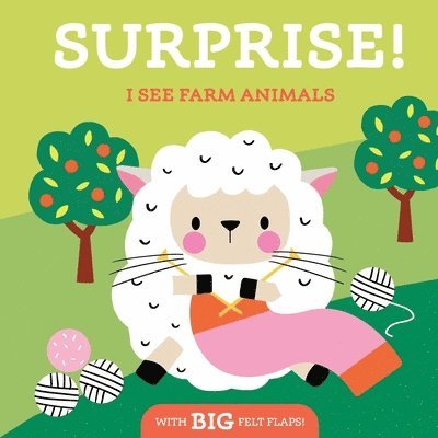 Little Genius Books - Surprise! I See Farm Animals, Kartonnage