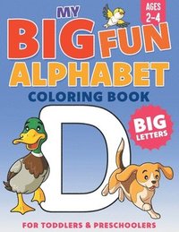 bokomslag My Big Fun Alphabet Coloring Book Big Letters
