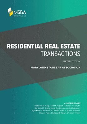 bokomslag Residential Real Estate Transactions