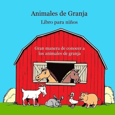 bokomslag Libro para nios de animales de granja