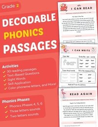 bokomslag Decodable Phonics Passages Grade 2