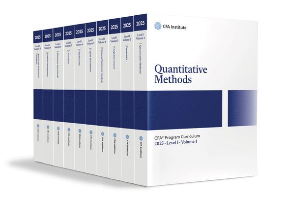 2025 CFA Program Curriculum Level I Box Set 1