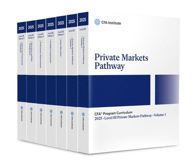 bokomslag 2025 CFA Program Curriculum Level III Private Markets Pathway Box Set