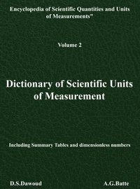 bokomslag Dictionary of Scientific Units of Measurement - Volume II