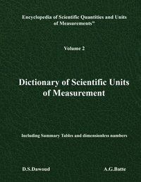 bokomslag Dictionary of Scientific Units of Measurement - Volume II