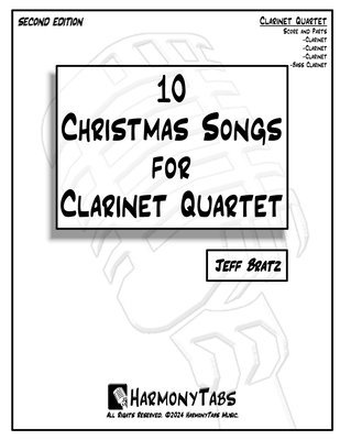 10 Christmas Songs for Clarinet Quartet 1