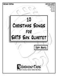 bokomslag 10 Christmas Songs for SATB Sax Quartet