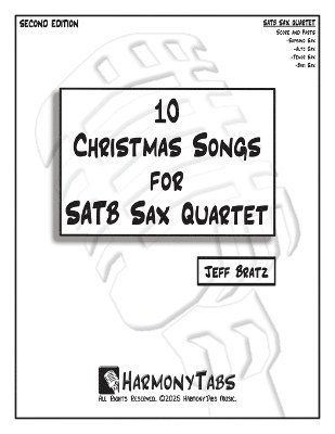 10 Christmas Songs for SATB Sax Quartet 1