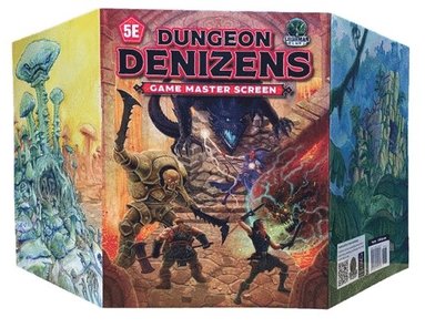Benjamin Hayward - Dungeon Denizens 5E Game Master Screen, Inbunden