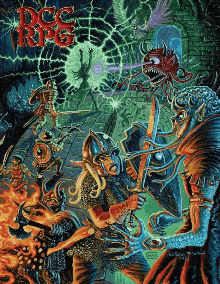 Dungeon Crawl Classics Core Rulebook - William McAusland Cover