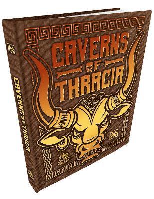 Jennell Jaquays, Michael Curtis, Bob Brinkman - Caverns of Thracia (DCC RPG) Minotaur Hide Cover, Inbunden