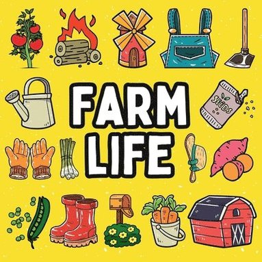 bokomslag Farm Life Coloring Book: Bold and Easy Designs for Both Seniors and Kids